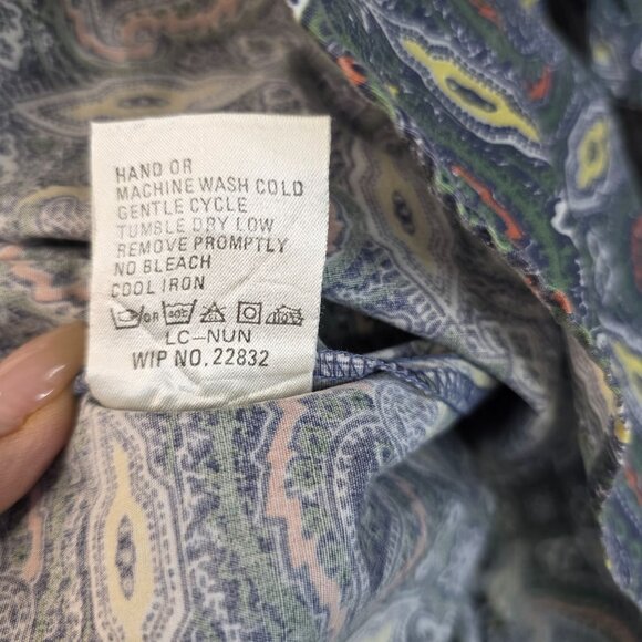 80s Woolrich Womens Button-Up Paisley Large Vintage Deadstock - Picture 5 of 8